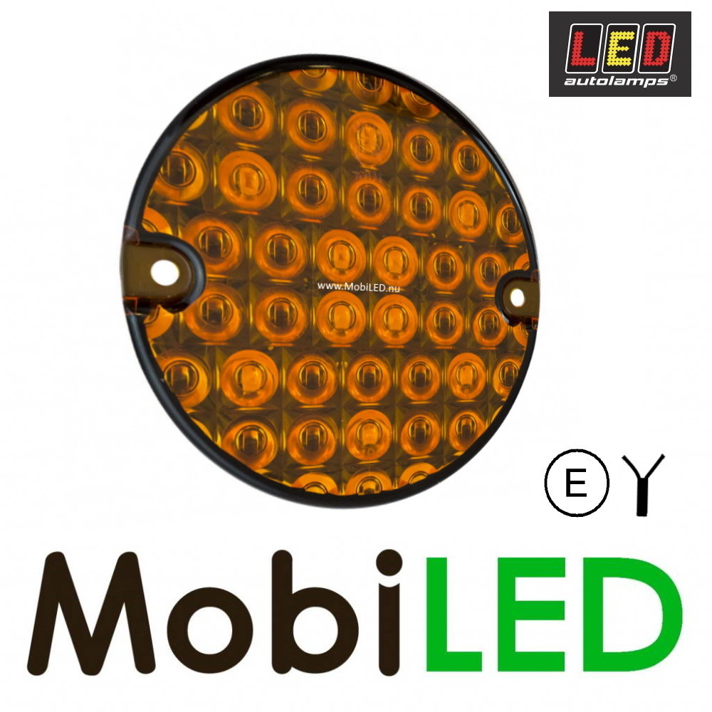 LED autolamps Clignotant rond 12 - 24 volts E-marque LED autolamps Clignotant rond 12 - 24 volts E-marque