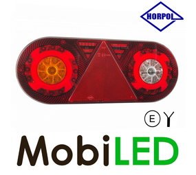 HORPOL Oval trailer rear light  Stella - Left HORPOL Oval trailer rear light  Stella - Left