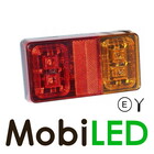 Rear light 16 LEDs 12-24 volt 3 functions E-mark cable of 1.5m