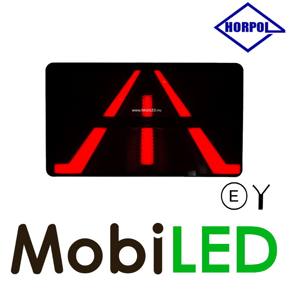 HORPOL Achterlicht met 5 functies, kentekenverlichting en reflector Links E-keur HORPOL Achterlicht met 5 functies, kentekenverlichting en reflector Links E-keur
