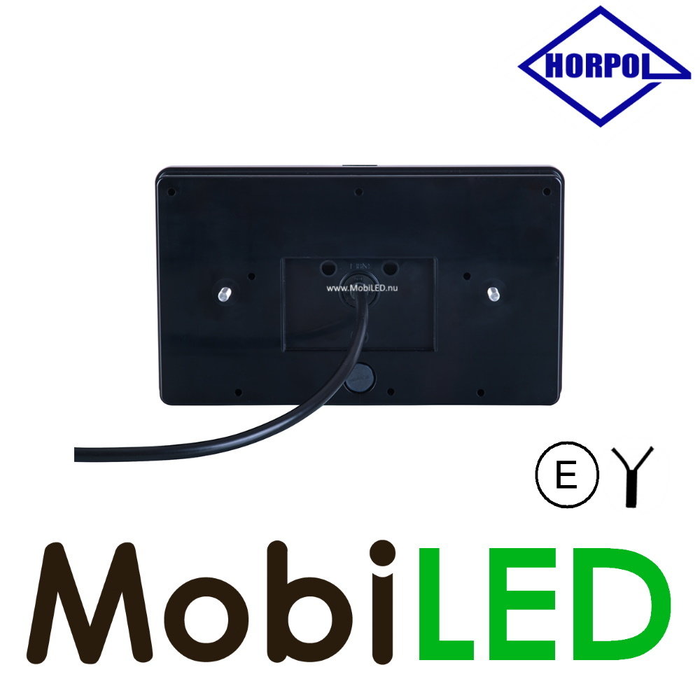 HORPOL Rear light with 5 functions, license plate light and reflector Right E-mark
