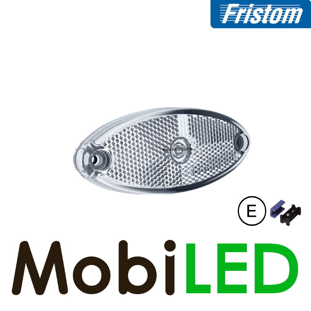 Fristom Fristom  zijmarkering wit 0,75mm² connector Fristom Fristom  zijmarkering wit 0,75mm² connector