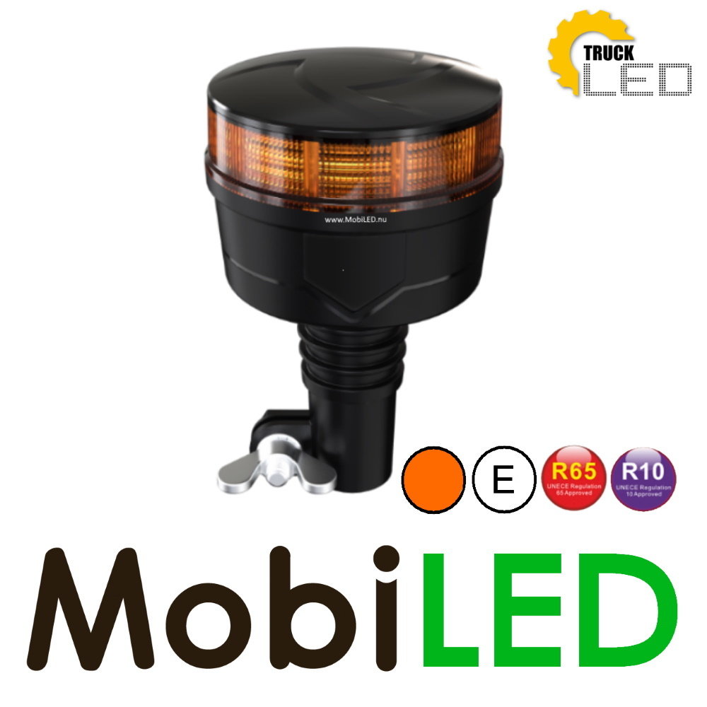 TruckLED Flash compacte 19 watts DIN enfichable Flex E-marque TruckLED Flash compacte 19 watts DIN enfichable Flex E-marque