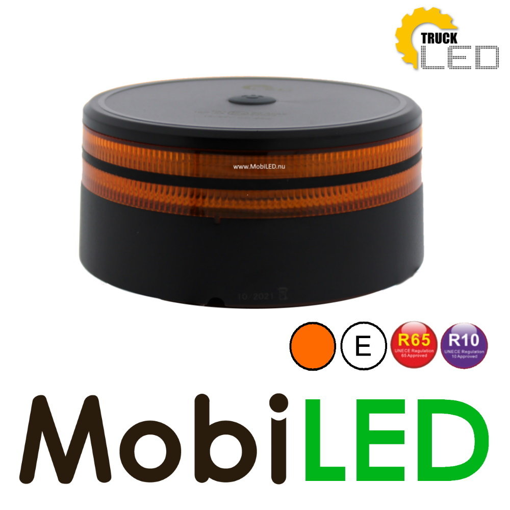 TruckLED Flitslamp 25 watt amber magneet E-keur