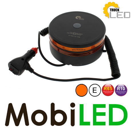 TruckLED Flash lamp 25 watts Amber magnet E-mark TruckLED Flash lamp 25 watts Amber magnet E-mark