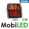 Fristom Fristom Compact rear light 12 volt 4 functions incl license plate,  FT-222 T Bayonet 5-pins E-mark