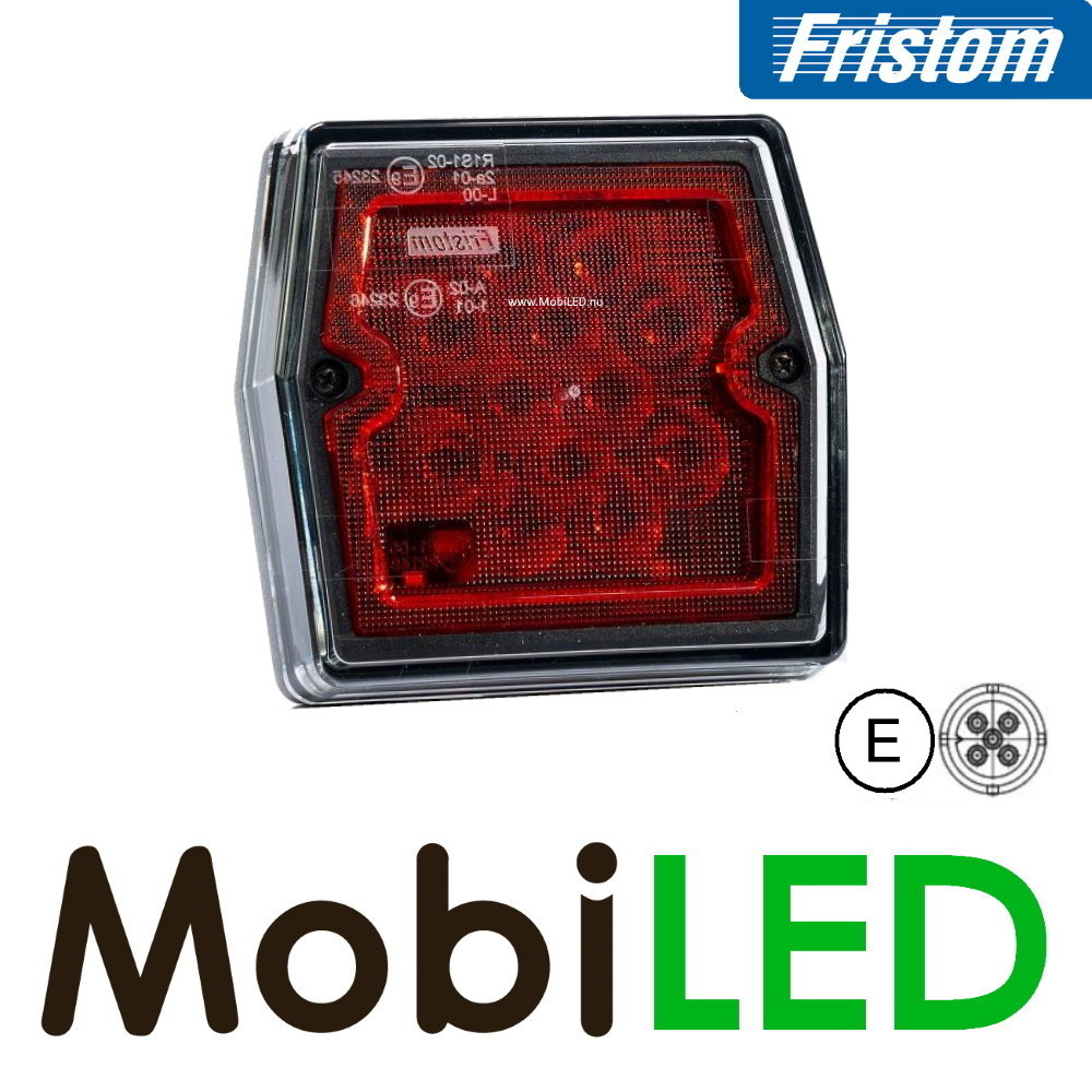 Fristom Compact fog light 12 volts Fristom FT-223 LED Bayonet 5-pins