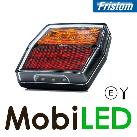 Fristom Feu arrière compact 12 volts 4 fonctions incl plaque, Fristom FT-222 T Câble