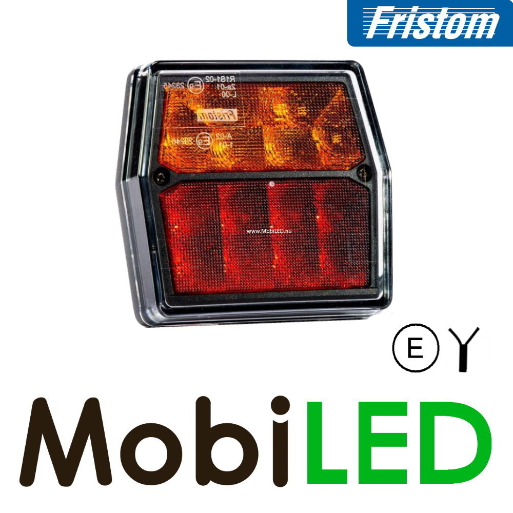 Fristom Compact rear light 12 volt 4 functions incl license plate, Fristom FT-222 T Cable