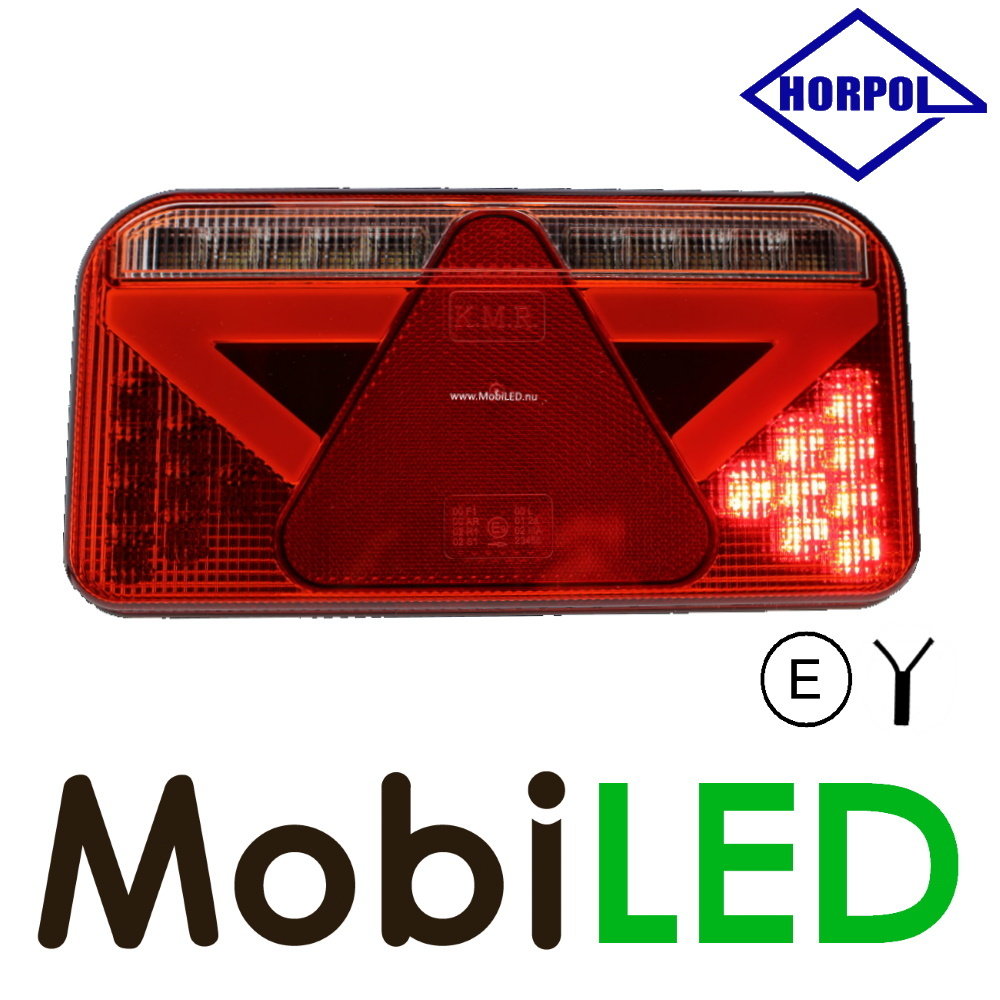 Rear light 5 functions reflector number plate lighting left