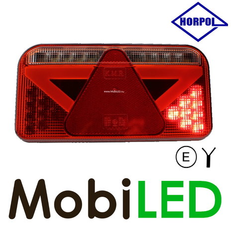 Rear light 5 functions reflector number plate lighting left