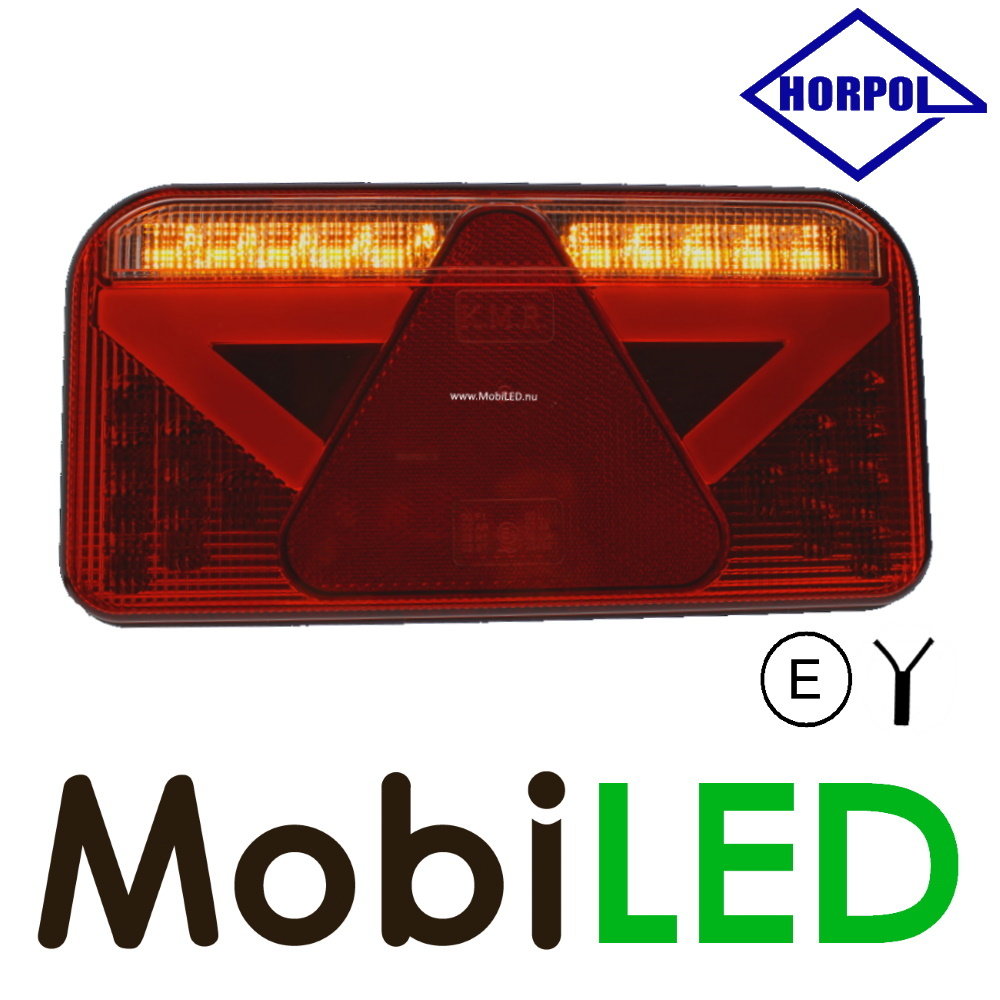 Rear light 5 functions reflector number plate lighting left