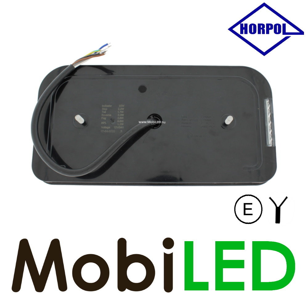 Rear light 5 functions reflector number plate lighting left