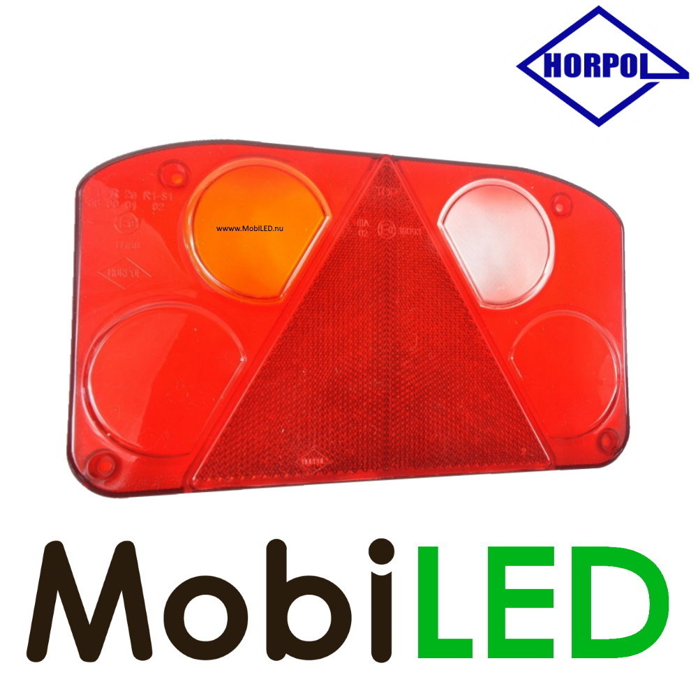 HORPOL Rear light replacement lens left 5 functions KZT873 HORPOL Rear light replacement lens left 5 functions KZT873