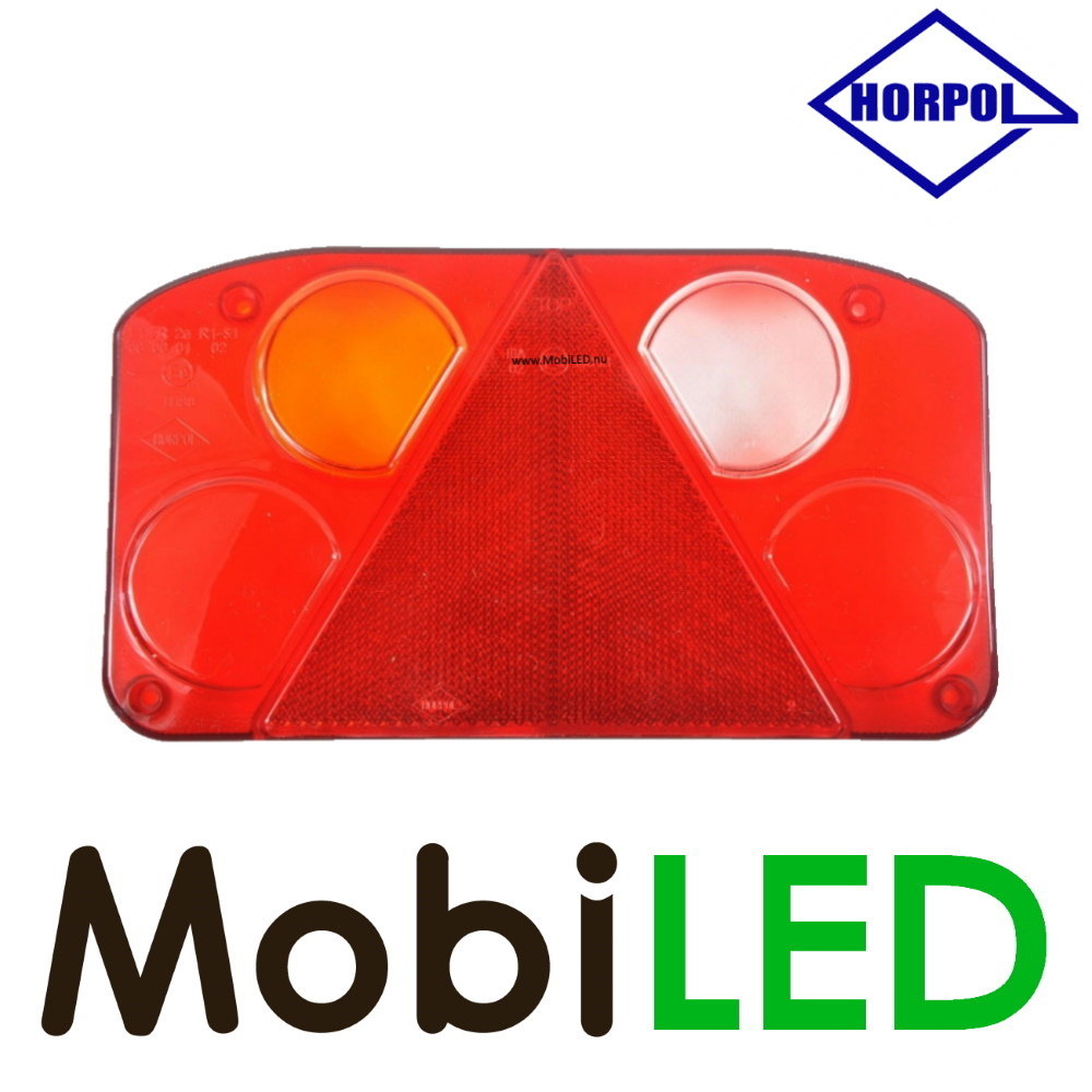 HORPOL Rear light replacement lens left 5 functions KZT873 HORPOL Rear light replacement lens left 5 functions KZT873