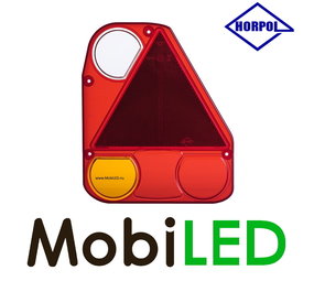 HORPOL Rear light replacement lens triangular right KZT797