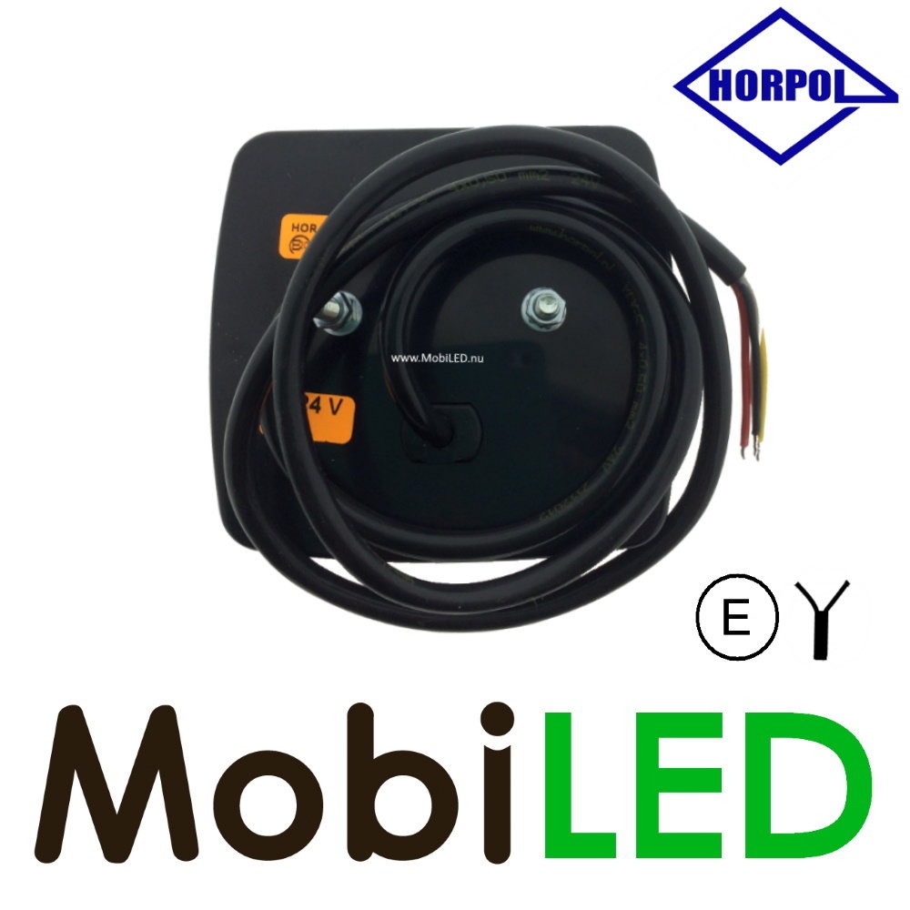 HORPOL Horpol vierkant achterlicht 3 functies universeel kabel HORPOL Horpol vierkant achterlicht 3 functies universeel kabel