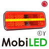 WAS WAS NEON look achterlicht E-keur 3 functies 12/24 volt E-keur WAS WAS NEON look achterlicht E-keur 3 functies 12/24 volt E-keur