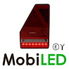 Rear light 5 functions with reflector triangle Left E-mark Rear light 5 functions with reflector triangle Left E-mark