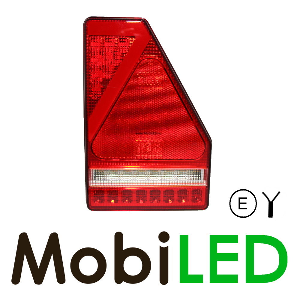 Rear light 5 functions with reflector triangle Right E-mark Rear light 5 functions with reflector triangle Right E-mark