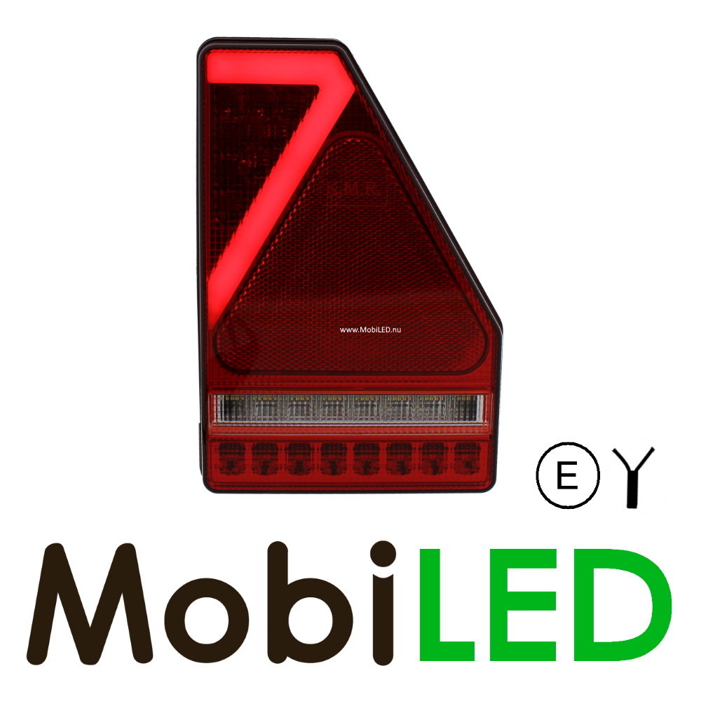 Rear light 5 functions with reflector triangle Right E-mark Rear light 5 functions with reflector triangle Right E-mark