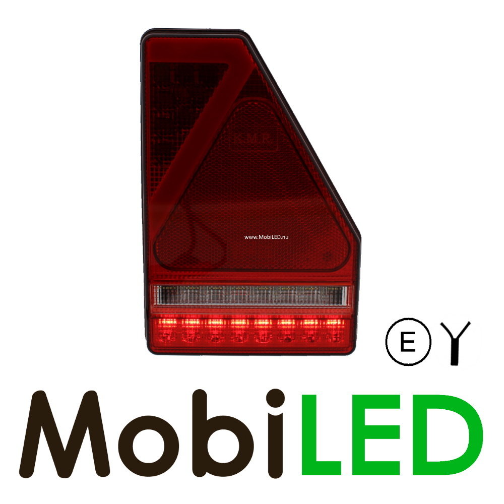 Rear light 5 functions with reflector triangle Right E-mark Rear light 5 functions with reflector triangle Right E-mark