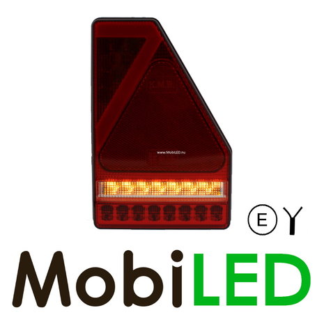 Rear light 5 functions with reflector triangle Right E-mark Rear light 5 functions with reflector triangle Right E-mark