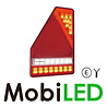Rear light 5 functions with reflector triangle Left E-mark Rear light 5 functions with reflector triangle Left E-mark