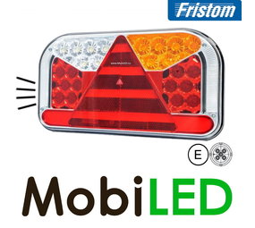 Fristom Rear light 4 functions (reverse) license plate right bayonet Fristom Rear light 4 functions (reverse) license plate right bayonet