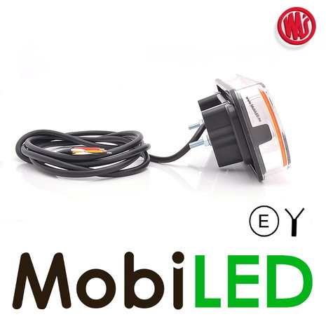 WAS Achterlicht 3 functies met kentekenverlichting