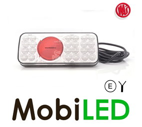 WAS Rear light 3 functions white lens WAS Rear light 3 functions white lens