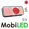 WAS WAS Achterlicht 3 functies witte lens met kentekenverlichting E-keur WAS WAS Achterlicht 3 functies witte lens met kentekenverlichting E-keur