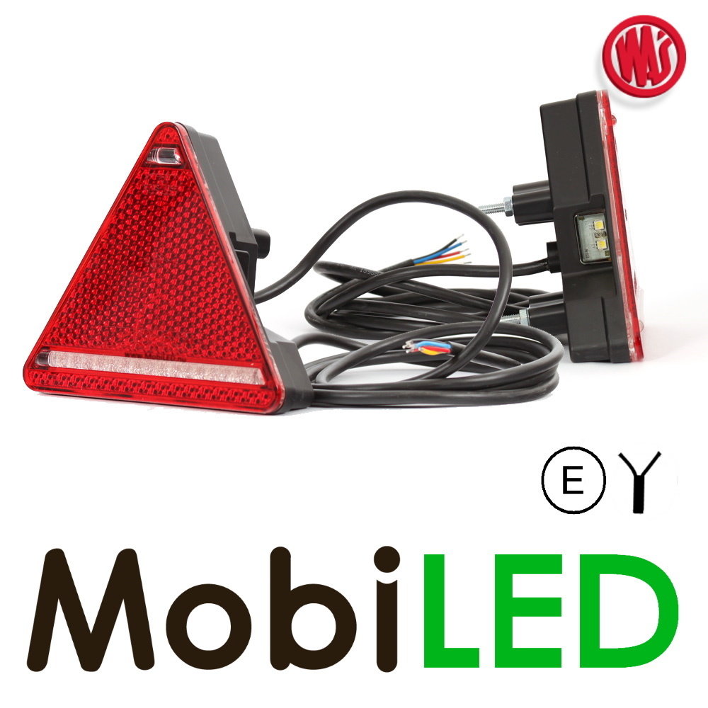 WAS Triangular rear light right license plate light WAS Triangular rear light right license plate light