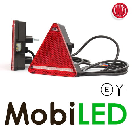 WAS Triangular rear light left license plate light WAS Triangular rear light left license plate light