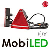 WAS WAS Rear light triangular 3 funtions and license plate light left E-mark WAS WAS Rear light triangular 3 funtions and license plate light left E-mark