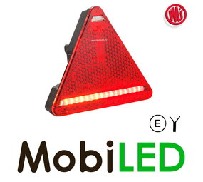 WAS Rear light 3 functions triangular left