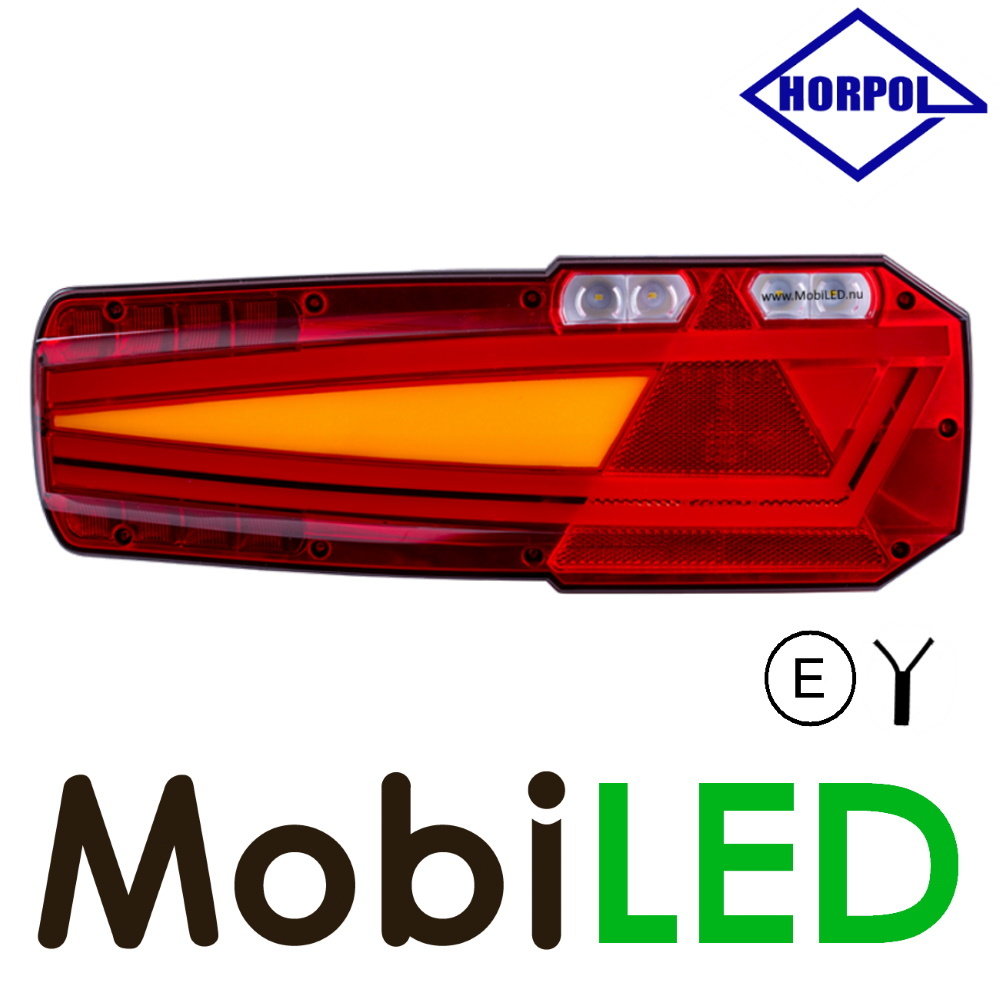 HORPOL Rear light 5 functions with reflector right E-mark