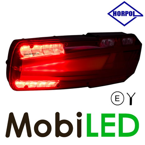 HORPOL Rear light 5 functions with reflector right E-mark