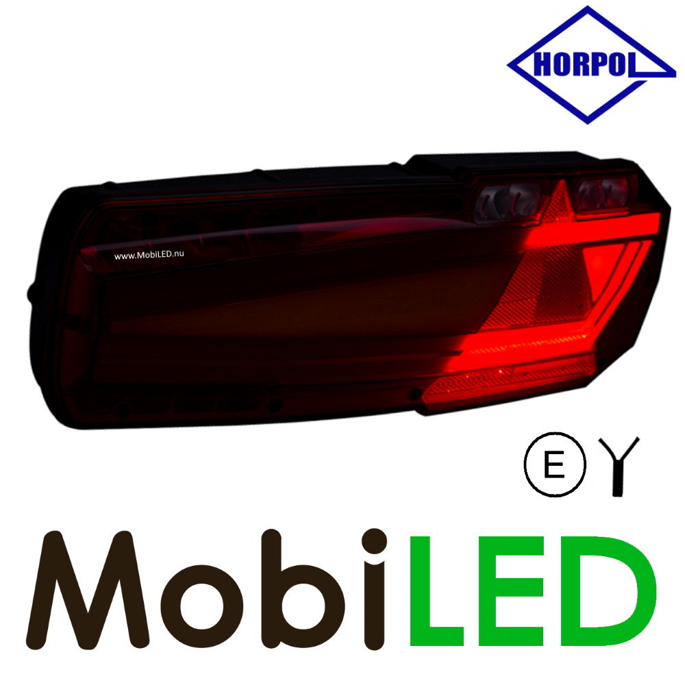 HORPOL Rear light 5 functions with reflector right E-mark
