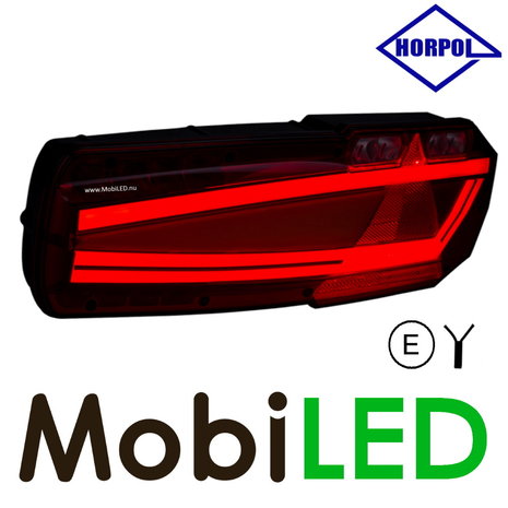 HORPOL Rear light 5 functions with reflector right E-mark