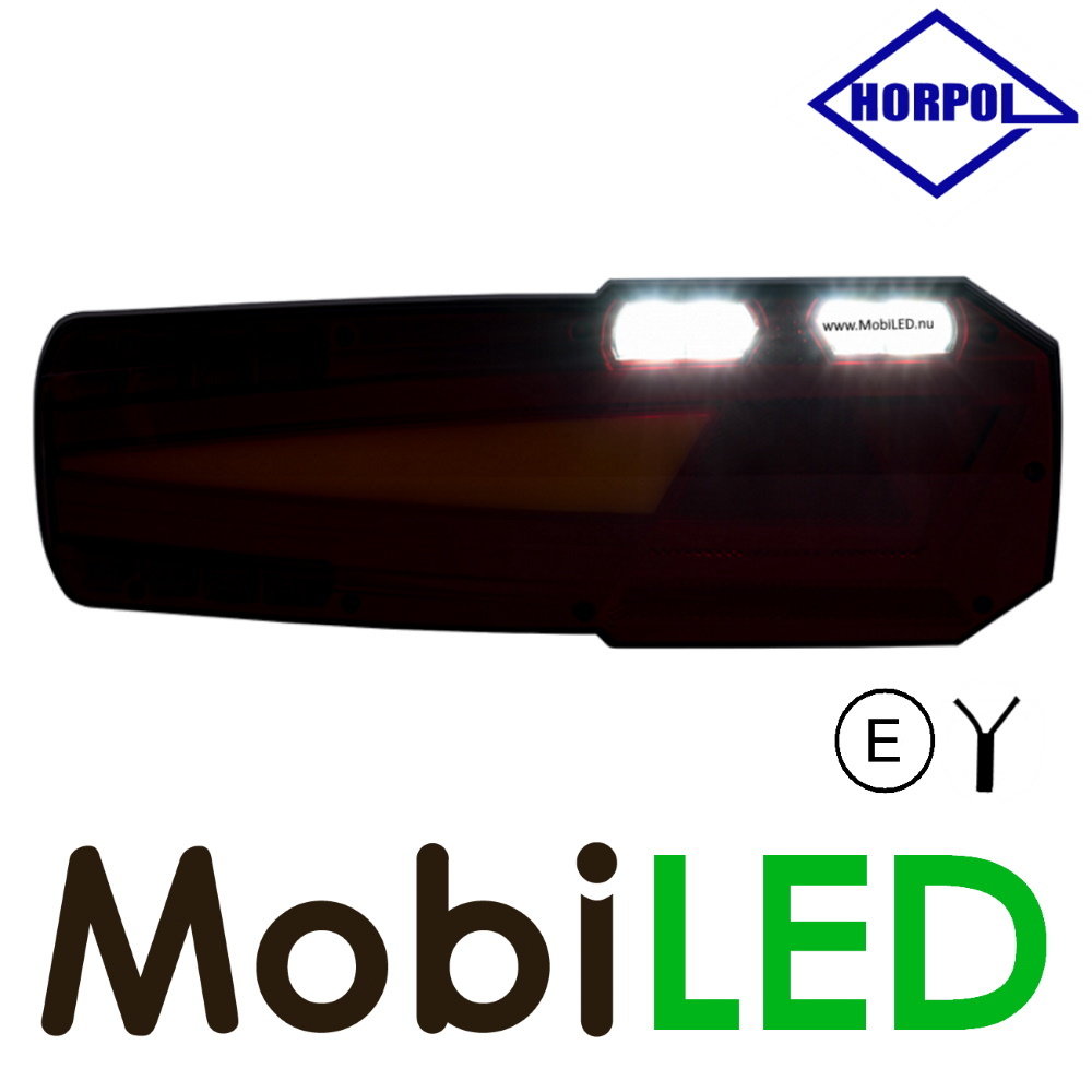 HORPOL Horpol Achterlicht 5 functies met reflector rechts E-keur HORPOL Horpol Achterlicht 5 functies met reflector rechts E-keur
