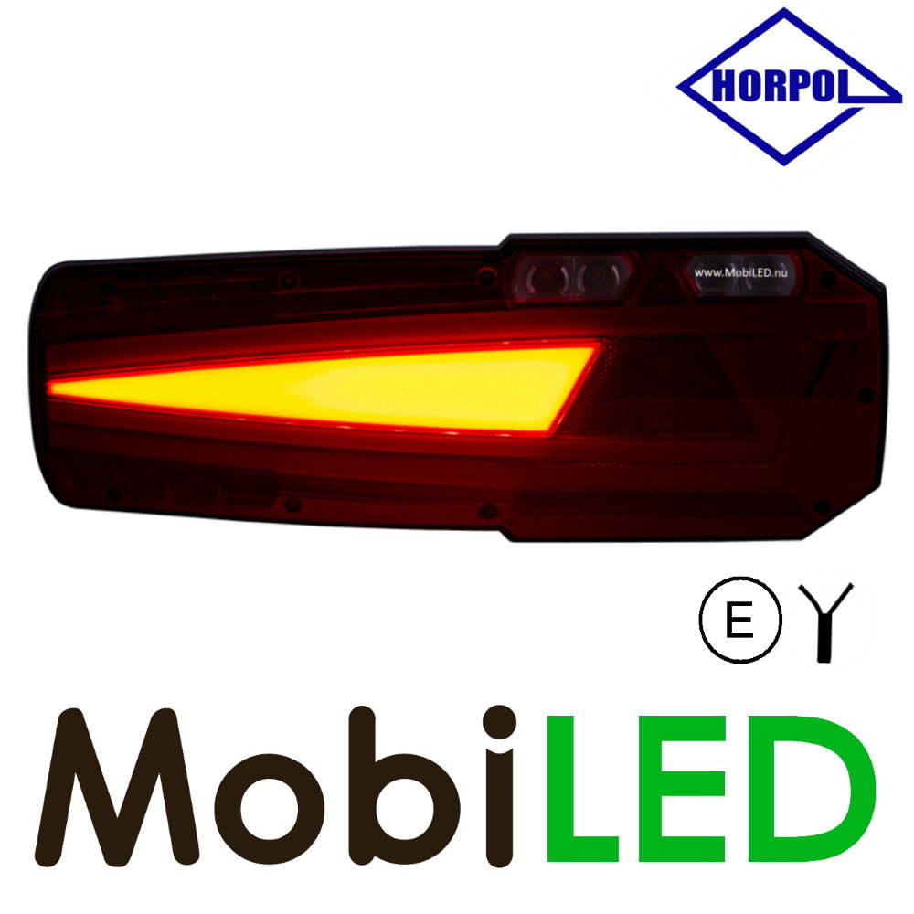 HORPOL Rear light 5 functions with reflector right E-mark