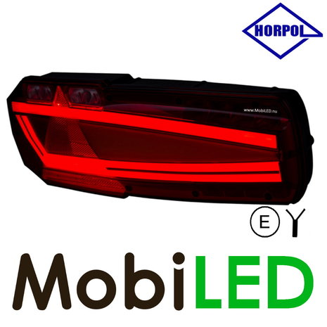 HORPOL Achterlicht 5 functies met reflector links E-keur HORPOL Achterlicht 5 functies met reflector links E-keur