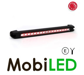 WAS Feu de freinage réglable LED rouge long 12V WAS Feu de freinage réglable LED rouge long 12V