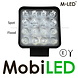 M-LED M-LED Combined worklight 48W Aluminum 2m cable E-mark