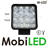 M-LED M-LED Combined worklight 48W Aluminum 2m cable E-mark