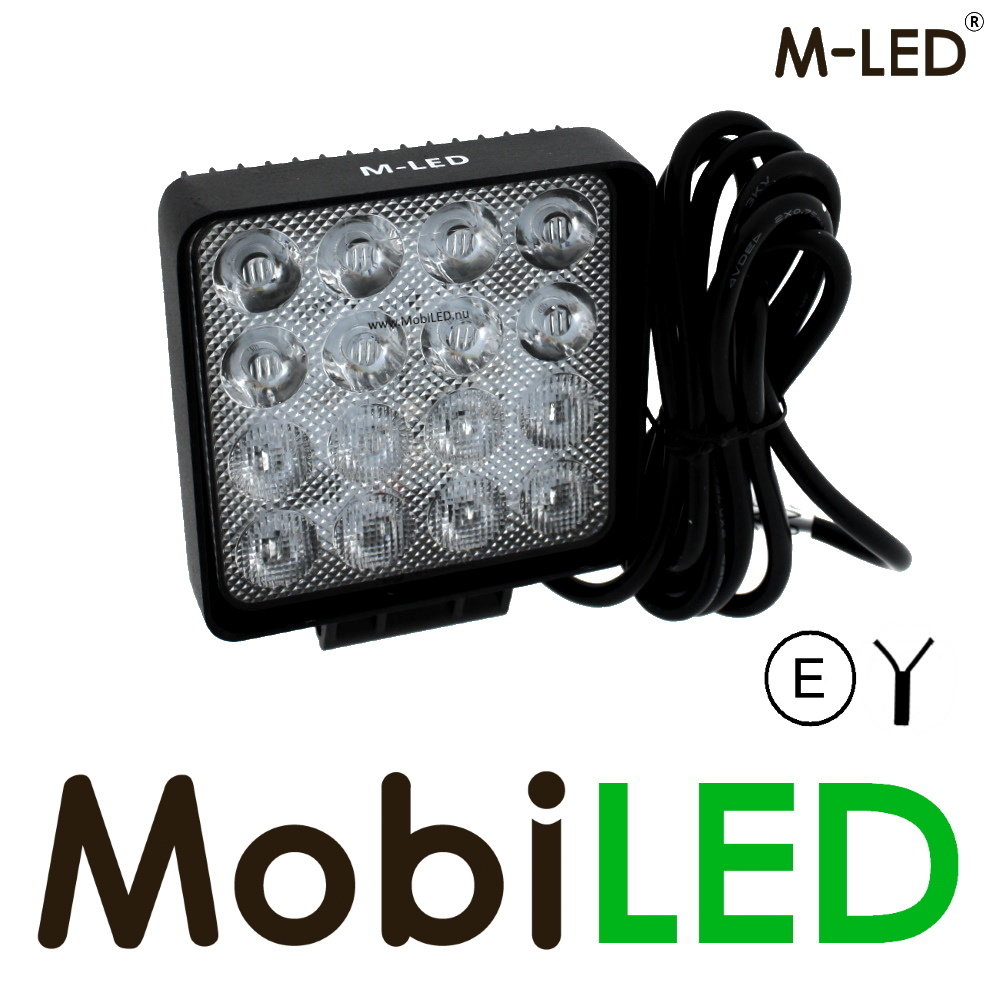 M-LED M-LED Combined worklight 48W Aluminum 2m cable E-mark