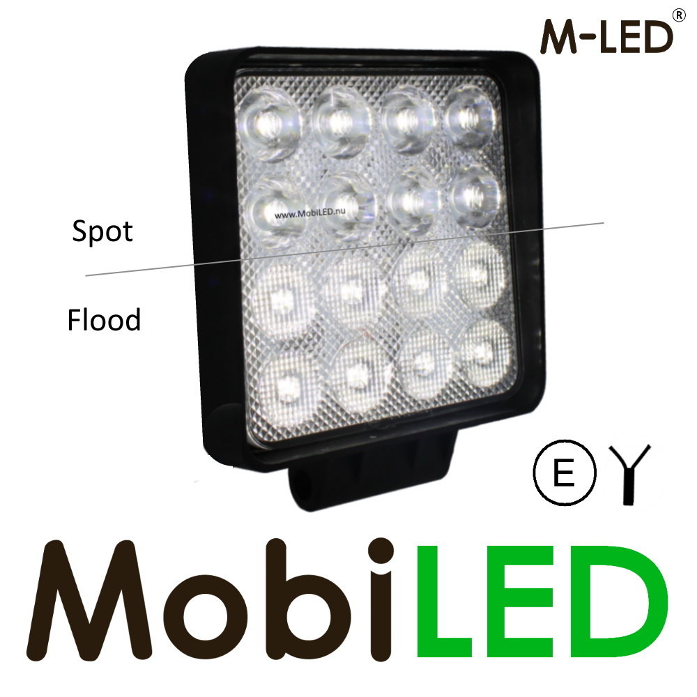 M-LED M-LED Combined work light48W Graphene 2m cable E-mark M-LED M-LED Combined work light48W Graphene 2m cable E-mark