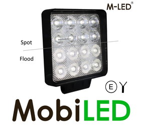M-LED M-LED Gecombineerde werklamp 48W Grafeen M-LED M-LED Gecombineerde werklamp 48W Grafeen