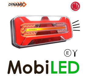 WAS Feu arrière dynamique 6 fonctions NEON look gauche WAS Feu arrière dynamique 6 fonctions NEON look gauche